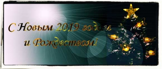 С наступающим Новым 2019 годом и Рождеством! Искренние пожелания клиентам от команды адвоката КУДАШЕВА С. В.